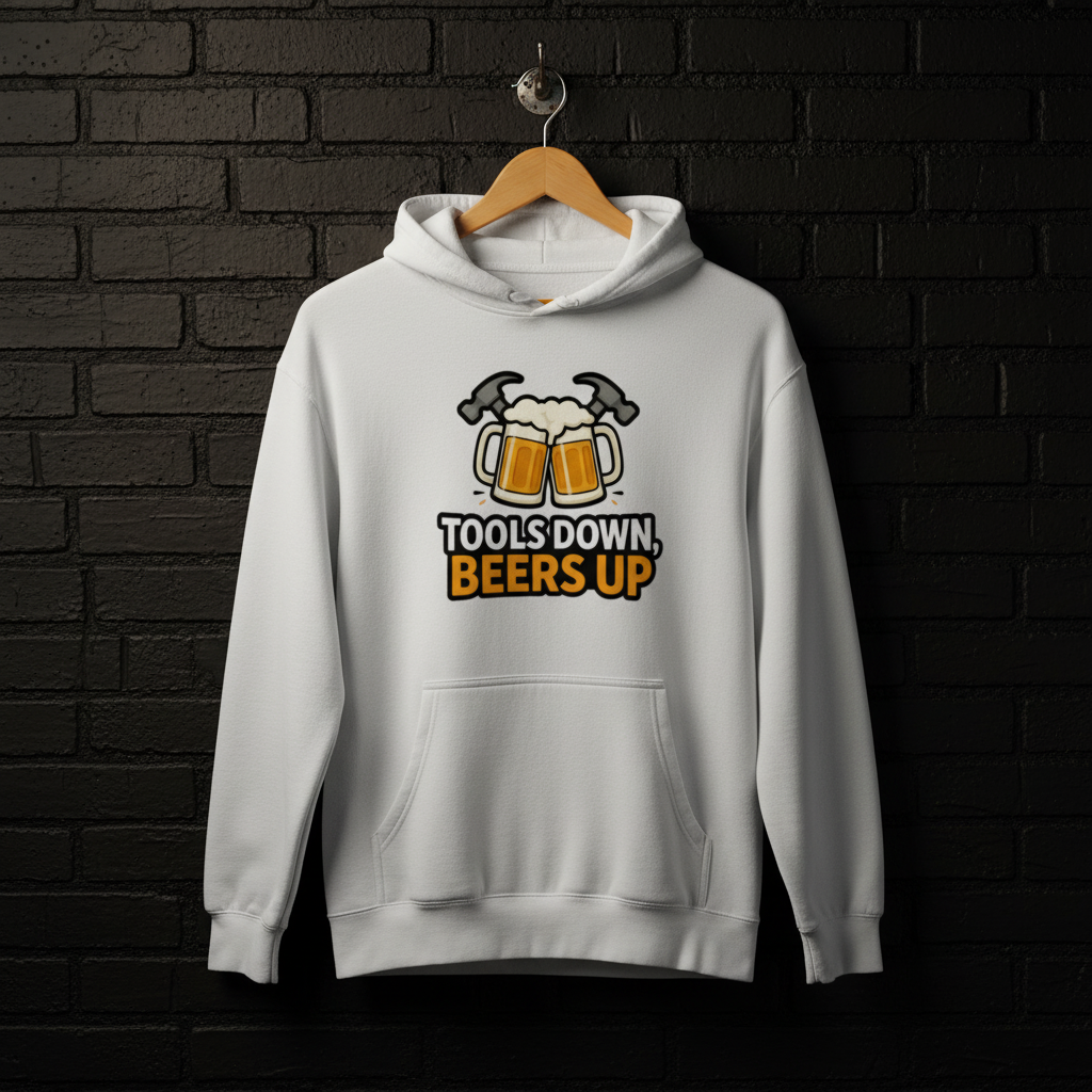 Tools Down, Beers Up Hoodie
