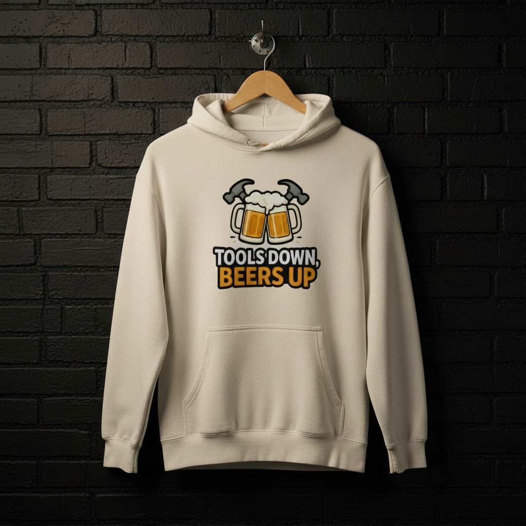 Tools Down, Beers Up Hoodie